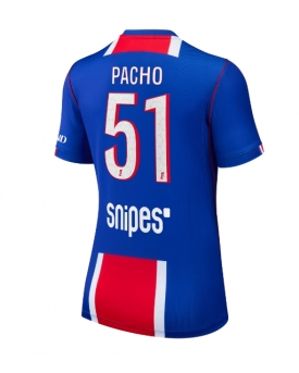 Paris Saint-Germain Willian Pacho #51 Maglia Gara Casa Repliche 2026-27 Donna Maniche Corte